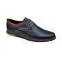 Marimi 37, 38 Pantofi barbati sport din piele naturala bleumarin LGKR57BLM