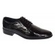 Pantofi barbati eleganti din piele naturala – Negru Lac Marimea 39