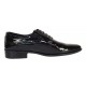 Pantofi barbati eleganti din piele naturala – Negru Lac Marimea 39