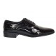 Pantofi barbati eleganti din piele naturala – Negru Lac Marimea 39