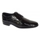 Pantofi barbati eleganti din piele naturala – Negru Lac Marimea 39