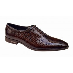 Pantofi eleganti pentru barbati piele naturala croco Maro Marimea 41