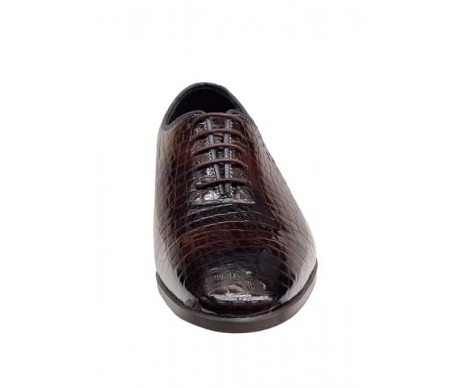 Pantofi eleganti pentru barbati piele naturala croco Maro Marimea 41