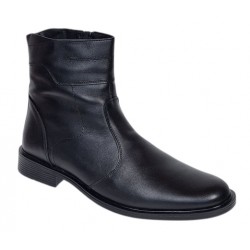 Oferta Marimea 44 Ghete barbati din piele naturala cu fermoar imblanite LGKR714N