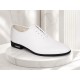Pantofi albi eleganti barbati piele naturala LGKR71A