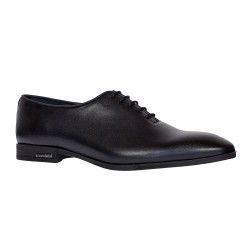 Reducere marimea 39 Pantofi eleganti pentru barbati piele naturala de culoare neagra LGKR71N