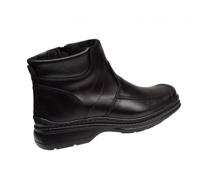 Oferta marimea 41 Ghete barbati din piele naturala cu fermoar imblanite LGKR77N