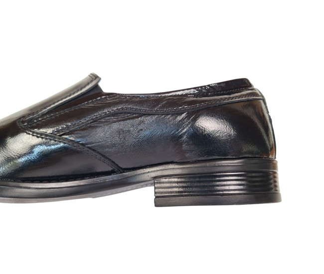 Oferta Pantofi barbati eleganti din piele naturala Negru LAC CU DEFECT  (Vezi foto) 