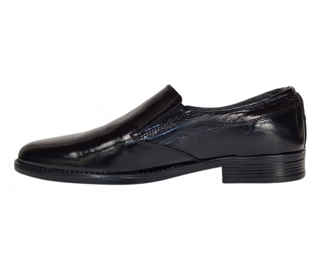 Oferta Pantofi barbati eleganti din piele naturala Negru LAC CU DEFECT  (Vezi foto) 