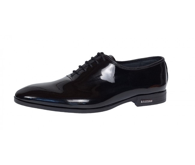 Oferat Pantofi barbati negri lacuiti eleganti din piele naturala LGKR98NL