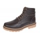 Oferta marimea 39 Bocanci barbati din piele naturala imblaniti model iarna Maro LK9