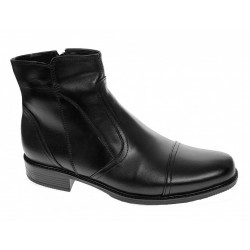 Oferta marimea 39, 41 - Ghete barbati imblanite, casual, elegante, din piele naturala, cu fermoar, ROUGE - LGMODN