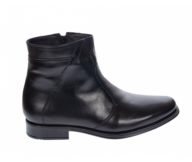 Oferta Marimea 39 Ghete barbati office, elegante din piele naturala, Negru LGMORISN