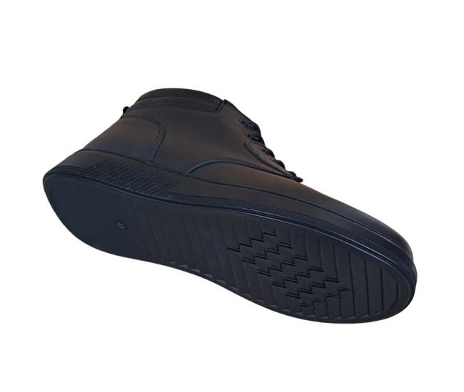 Oferta Marimea 43 Ghete barbati din piele naturala imblanite culoare neagra LGSSPORT23N