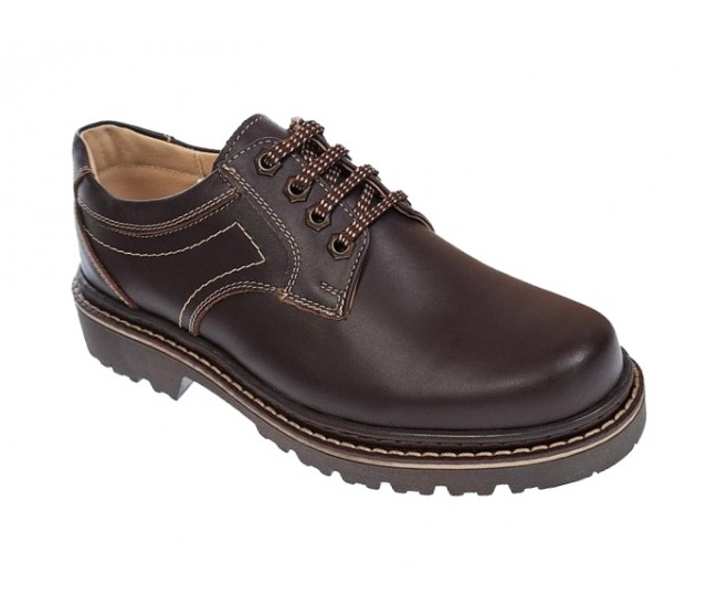 Oferta marimea 44 Pantofi barbati casual din piele naturala, model toamna, iarna LMARK3MBOX