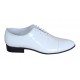 Oferta marimea 41 Pantofi barbati eleganti de ceremonie piele naturala Alb Lac LMOD1ALAC