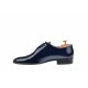 Oferta marimea 41, 42 - Pantofi barbati eleganti bleumarin din piele naturala lacuita - LMOD1BLMLAC