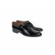 Oferta marimea 41 -Pantofi  barbati eleganti negri din piele naturala lacuita - LMOD1NLAC