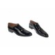 Oferta marimea 41 -Pantofi  barbati eleganti negri din piele naturala lacuita - LMOD1NLAC