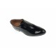 Oferta marimea 41 -Pantofi  barbati eleganti negri din piele naturala lacuita - LMOD1NLAC
