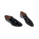 Oferta marimea 41 -Pantofi  barbati eleganti negri din piele naturala lacuita - LMOD1NLAC