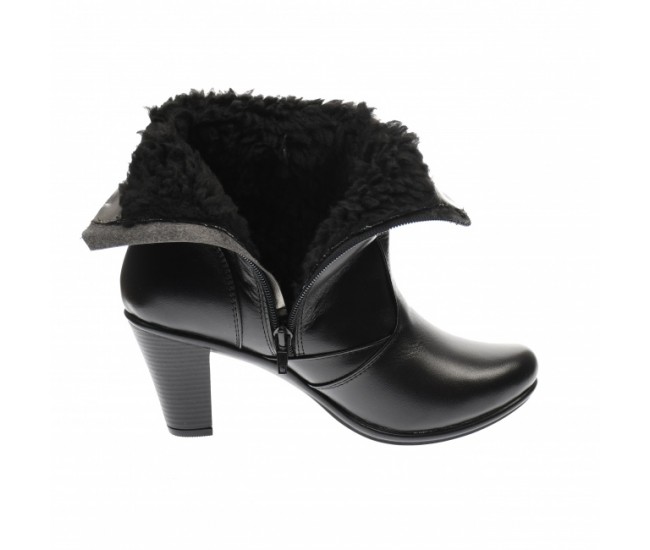 Oferta marimea 38 - Ghete dama din piele naturala, cu fermoar, negre, IMBLANITE - LMVS46N Oferta marimea 38 - Ghete dama din piele naturala, cu fermoar, negre, IMBLANITE - LMVS46N