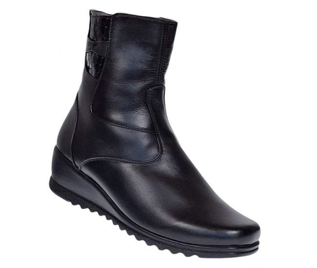 Oferta marimea 39 Ghete dama din piele naturala Orto Imblanite LMVS4N