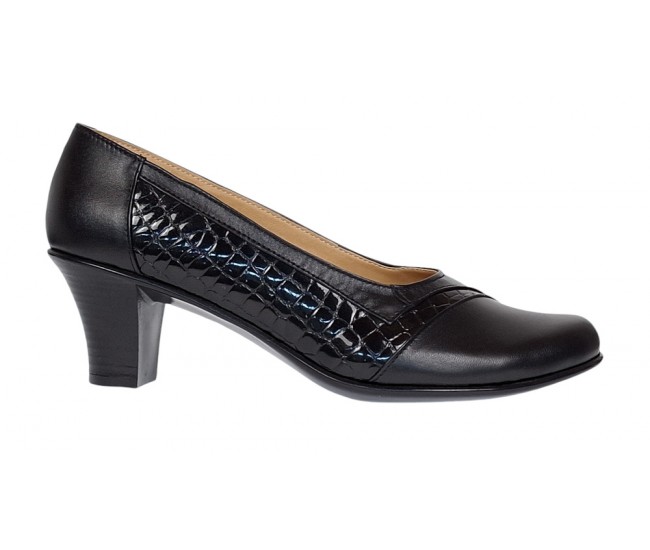 Marimea 40 Pantofi dama eleganti din piele naturala Negru MVSP26NCR