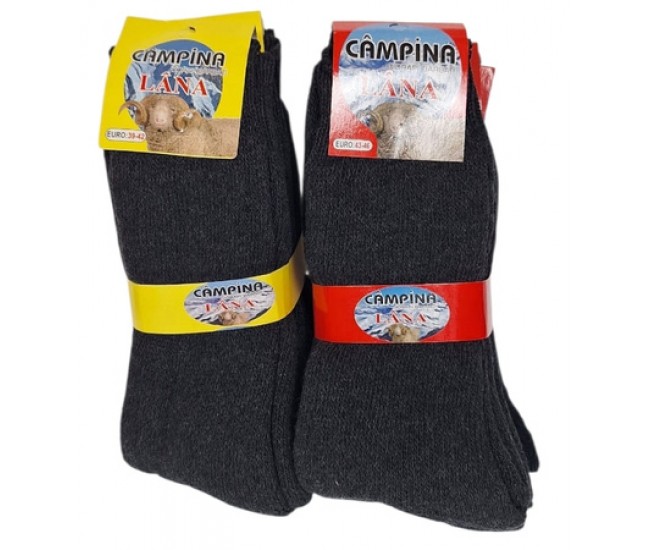 Sosete groase din lana pentru barbati Set 3 perechi Campina LN3N
