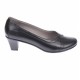 OFERTA  marimea 35 -  Pantofi dama, casual,  din piele naturala toc 5 cm - LNA112NPBOX