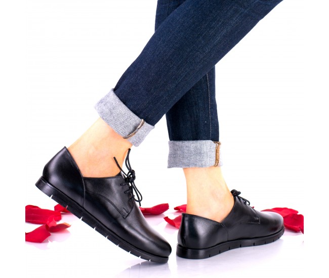 Oferta marimea 38 - Pantofi dama, casual, din piele naturala LNA296N Oferta marimea 38 - Pantofi dama, casual, din piele naturala LNA296N