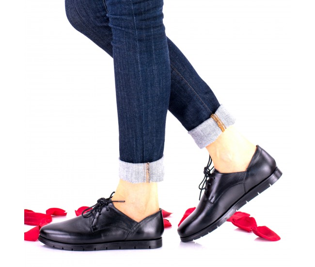 Oferta marimea 38 - Pantofi dama, casual, din piele naturala LNA296N Oferta marimea 38 - Pantofi dama, casual, din piele naturala LNA296N