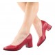 Oferta Pantofi eleganti dama, rosii, din piele naturala box, toc 5 cm - LNA73ROSU