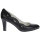 Oferta marimea 36 -Pantofi dama negri din piele naturala  toc 7cm - LNAA42NP
