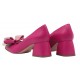 Oferta Pantofi dama office din piele naturala fucsia Marimi 35, 38