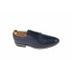 Oferta marimea 37, 39, 41, Pantofi barbati casual, eleganti din piele naturala bleumarin inchis, LNIC184BLBOX