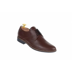 Oferta marimea 39, 40, 42 - Pantofi barbati, casual din piele naturala maro -  LNIC184MBOX