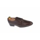 Oferta marimea 40, Pantofi barbati eleganti din piele naturala de culoare maro LNIC211M