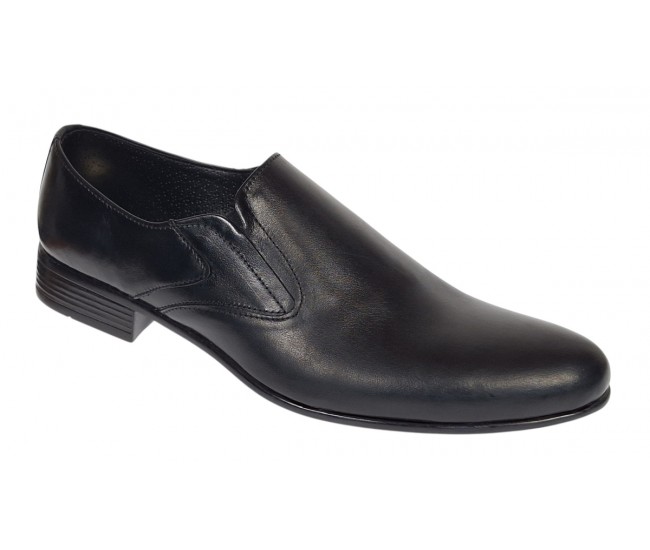 Oferta marimea 41 Pantofi barbati eleganti din piele naturala, cu elastic LNIC211NEL