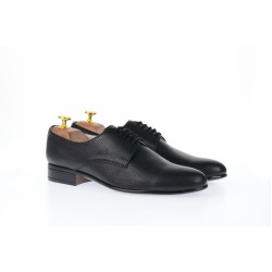 Oferta marimea 40, 44 - Pantofi barbati office, eleganti din piele naturala de culoare neagra , COD PRODUS -  NIC211SIRNP