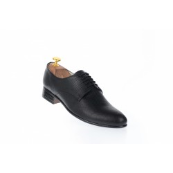 Oferta marimea 40, 44 - Pantofi barbati office, eleganti din piele naturala de culoare neagra , COD PRODUS -  NIC211SIRNP
