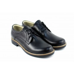 Oferta marimea 39 - Pantofi dama, casual, din piele naturala box - LP102NBOX