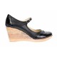 Oferta 36, 37 Pantofi dama casual din piele naturala  neagra -LP104B
