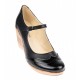 Oferta 36, 37 Pantofi dama casual din piele naturala  neagra -LP104B