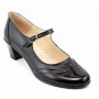 Marimea 39 Pantofi dama eleganti din piele naturala box cu toc de 5 cm LP104NL5