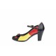 Oferta marimea 36 -  Pantofi dama eleganti din piele naturala, toc de 7cm - LP13423NRG