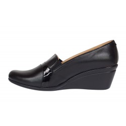 OFERTA 36 Pantofi dama, din piele naturala, cu platforme de 5cm, LP14NBOX OFERTA 36 Pantofi dama, din piele naturala, cu platforme de 5cm, LP14NBOX