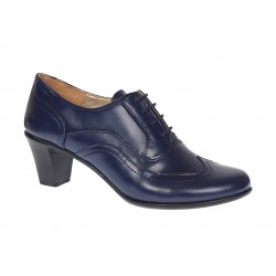 Pantofi dama din piele naturala box Bleumarin LP17BL -  Marimea 40 Pantofi dama din piele naturala box Bleumarin LP17BL -  Marimea 40