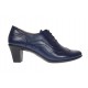 Pantofi dama din piele naturala box Bleumarin LP17BL -  Marimea 40