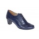 Pantofi dama din piele naturala box Bleumarin LP17BL -  Marimea 40